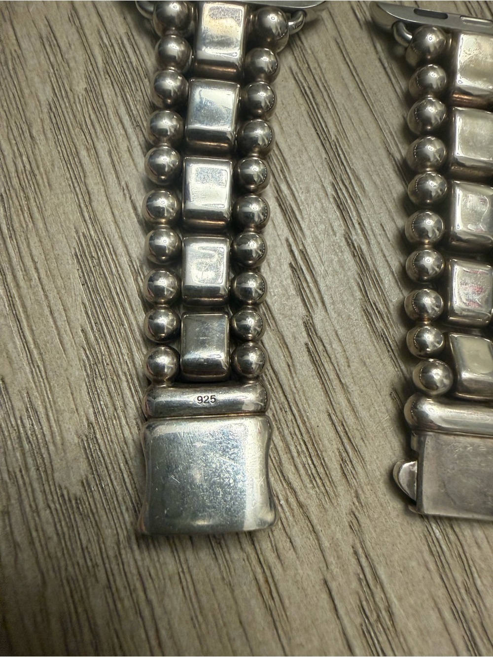 LAGOS Sterling Silver Beaded Link Apple Watch Band - Picture 2 of 5